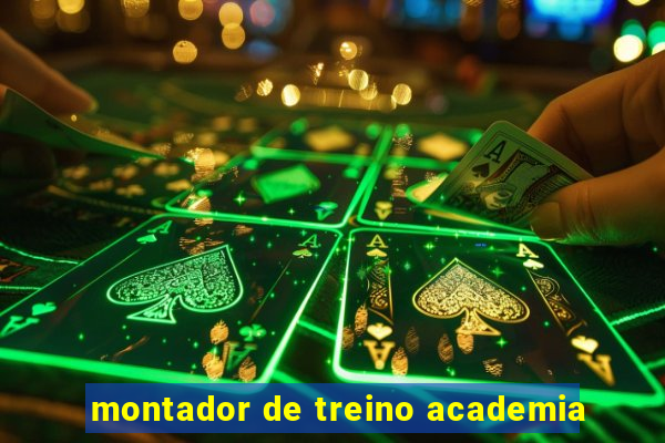 montador de treino academia